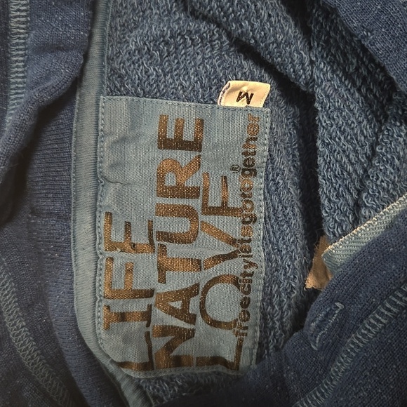 FREE CITY Superfluff Lux Zip Hoodie-Teal and Black - Picture 10 of 12